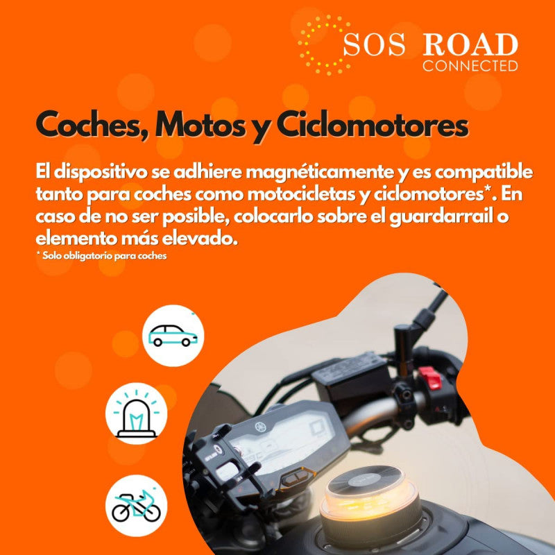 Baliza Sos DP-EL2022-C1 Homologado Geolocalización