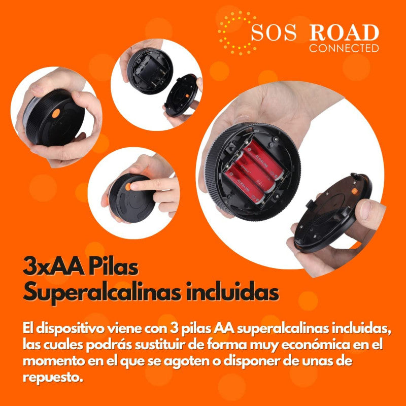 Baliza Sos DP-EL2022-C1 Homologado Geolocalización