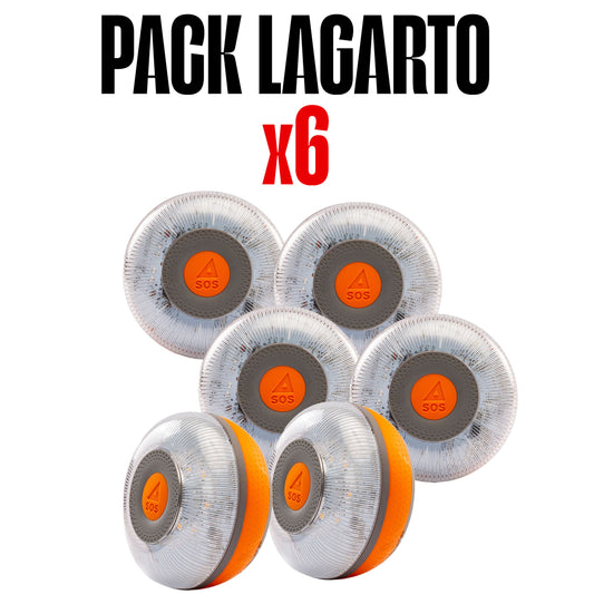 PACK LAGARTO LUZ DE EMERGENCIA